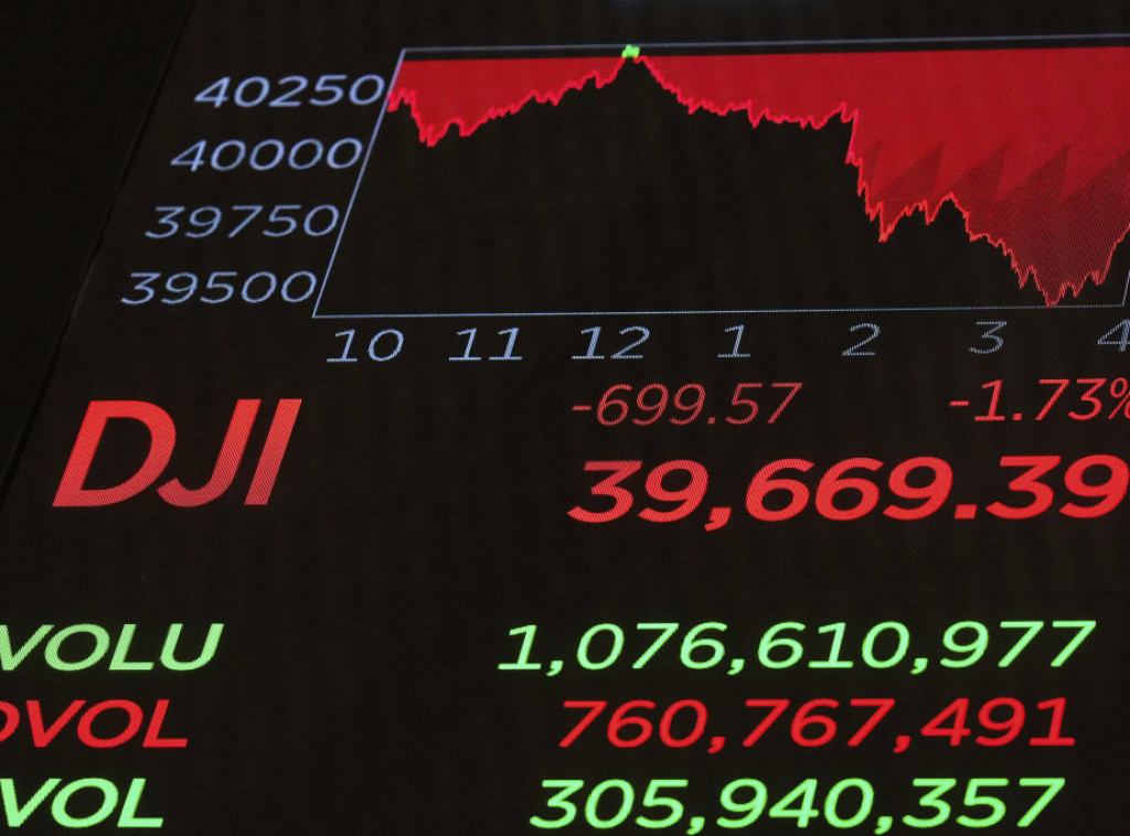 Pad američkog berzanskog indeksa Dow Jones zbog ogromnog gubitka Junajted helta