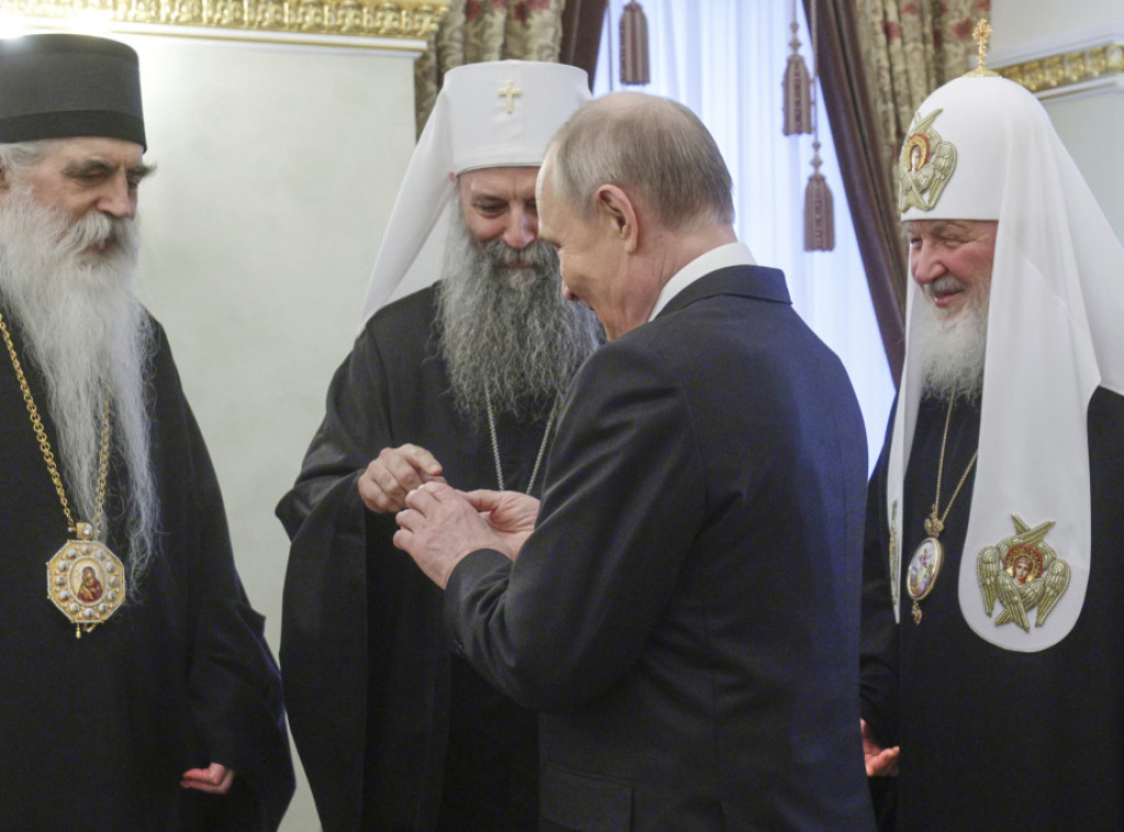Serbian Patriarch Porfirije meets with Putin in Moscow