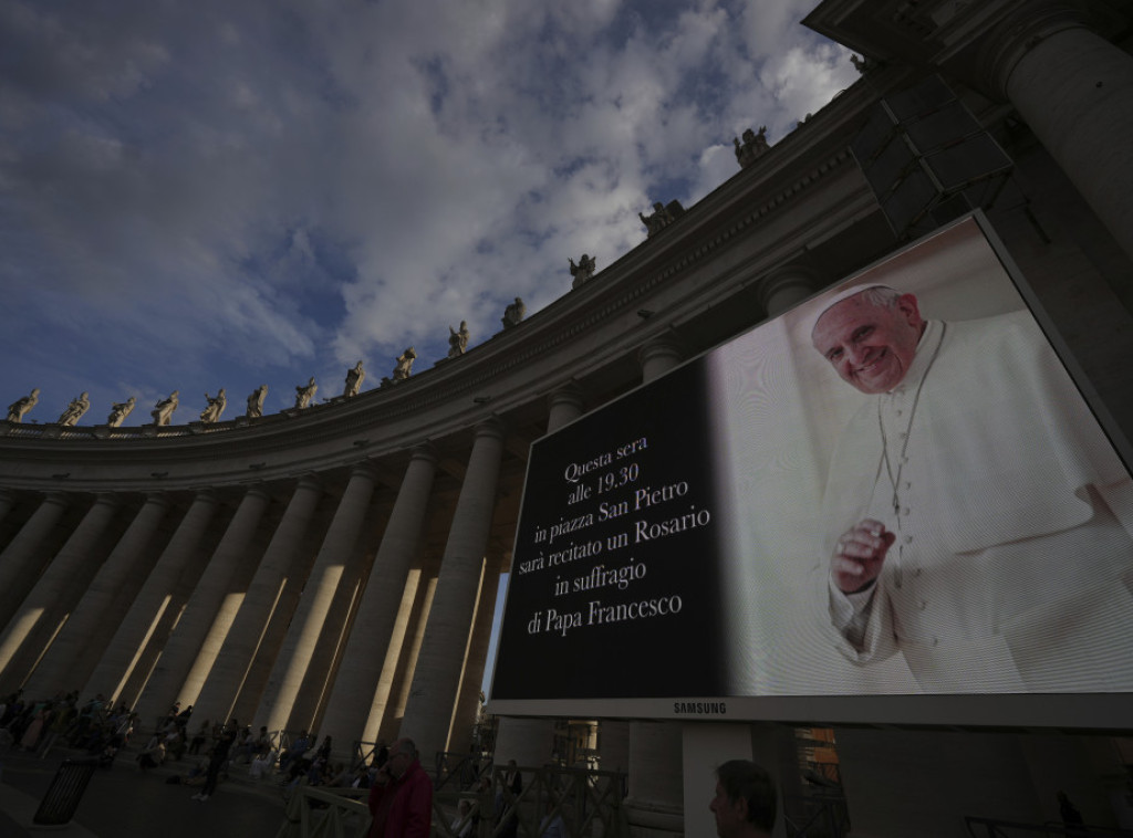 Očekuje se preko 200.000 ljudi na sahrani pape Franje