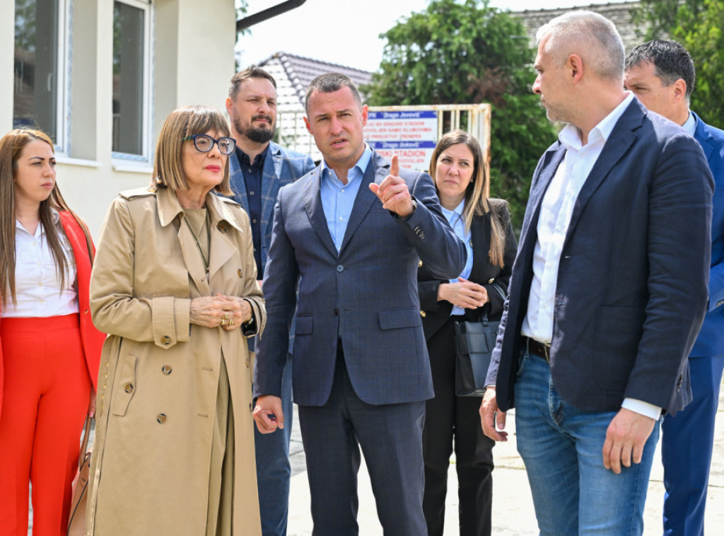 Maja Gojković: Pokrajinska vlada opredelila blizu 39 miliona dinara za stadion u Vrbasu