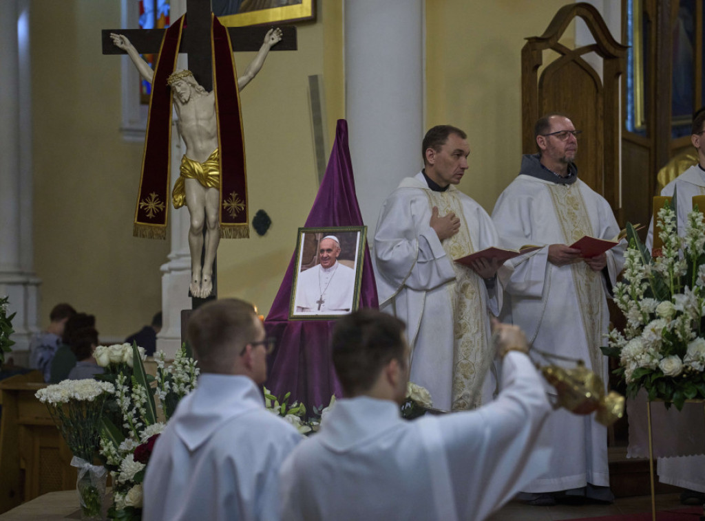 U Moskvi održana pogrebna misa za papu Franju