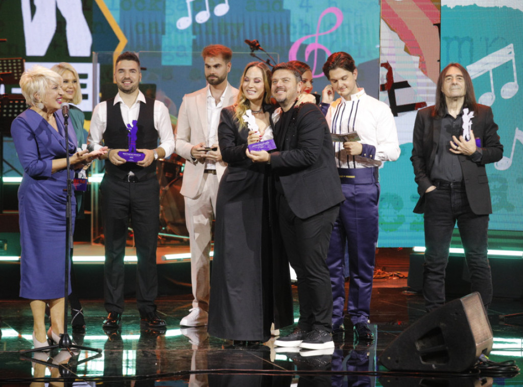 Pevač Boris Režak sa pesmom "Poslije nas" pobednik festivala "Beogradsko proleće"