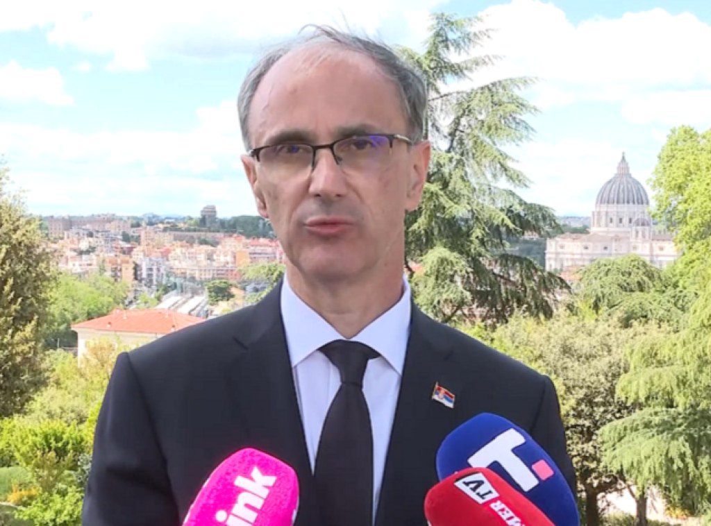 Macut: U Rimu susreti sa brojnim zvaničnicima, Srbija pred velikim izazovima