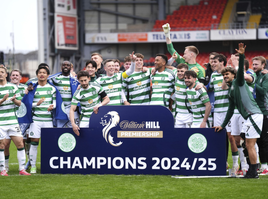 Seltik osvojio 55. titulu prvaka Škotske i izjednačio se sa Rendžersom po broju pehara