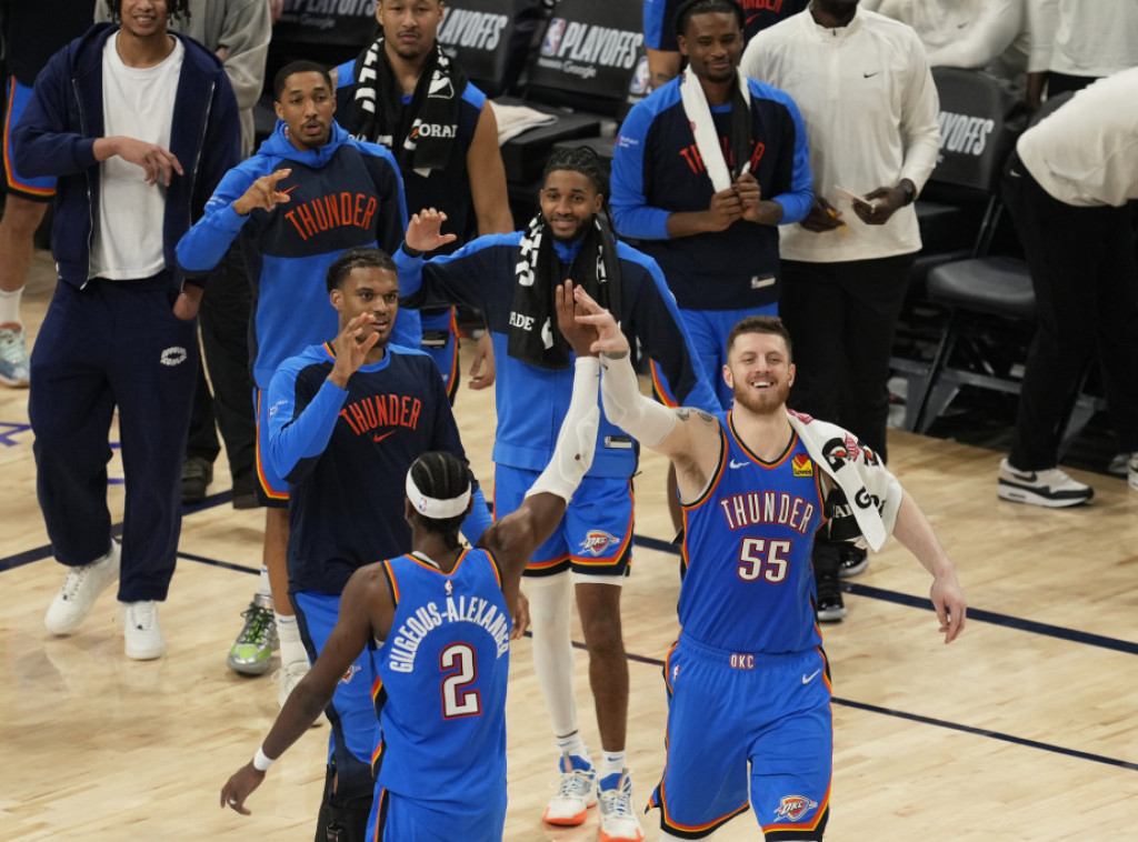 Košarkaši Oklahome sa maksimalnih 4:0 eliminisali Memfis za polufinale NBA plej-ofa