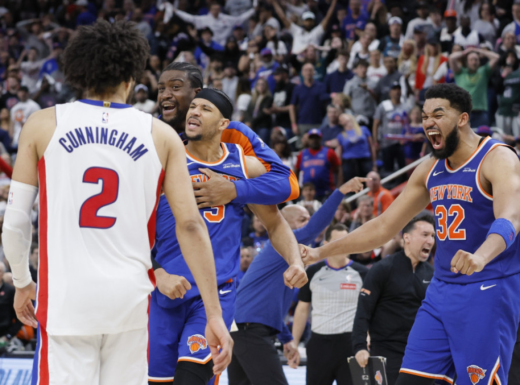 NBA: Košarkaši Njujorka pobedili Detroit i poveli 3:1 u seriji
