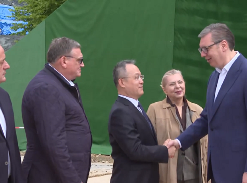 Vučić obilazi radove na auto-putu Miloš Veliki, na deonici Preljina - Požega
