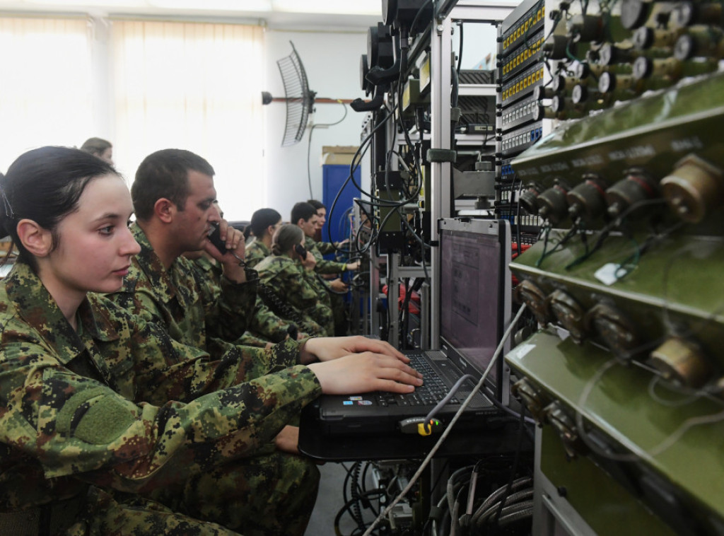 U Gornjem Milanovcu u toku obuka vojnika službe telekomunikacija