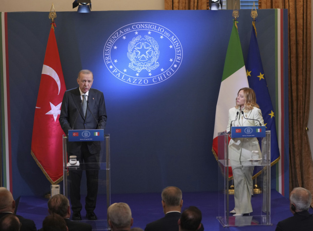 Erdogan: Turska i Italija će i dalje jačati saradnju u oblasti odbrambene industrije