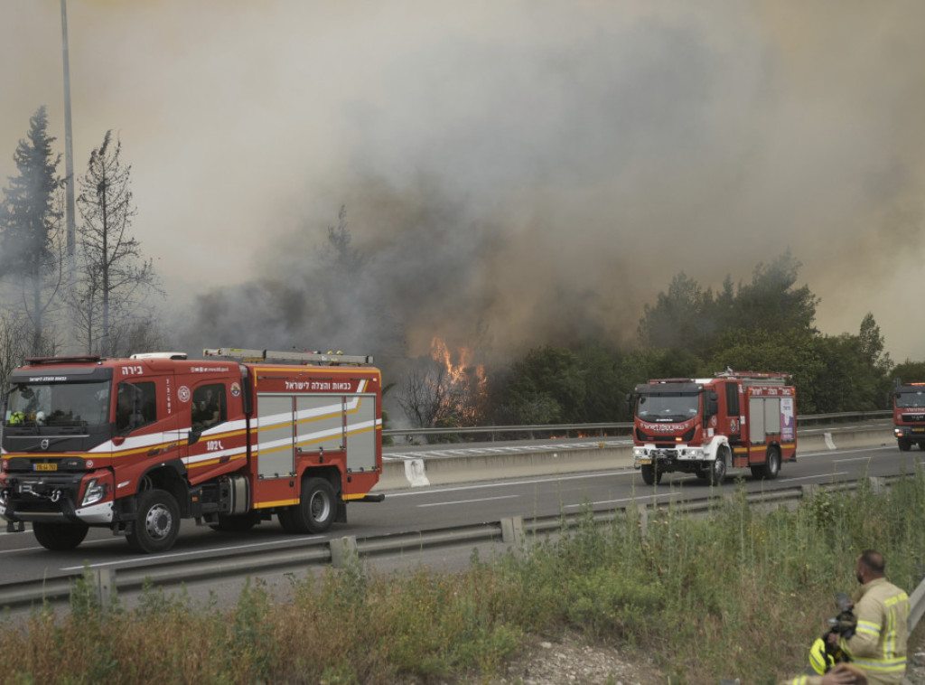 Izraelska policija uhapsila tri lica zbog sumnje na izazivanje požara kod Jerusalima