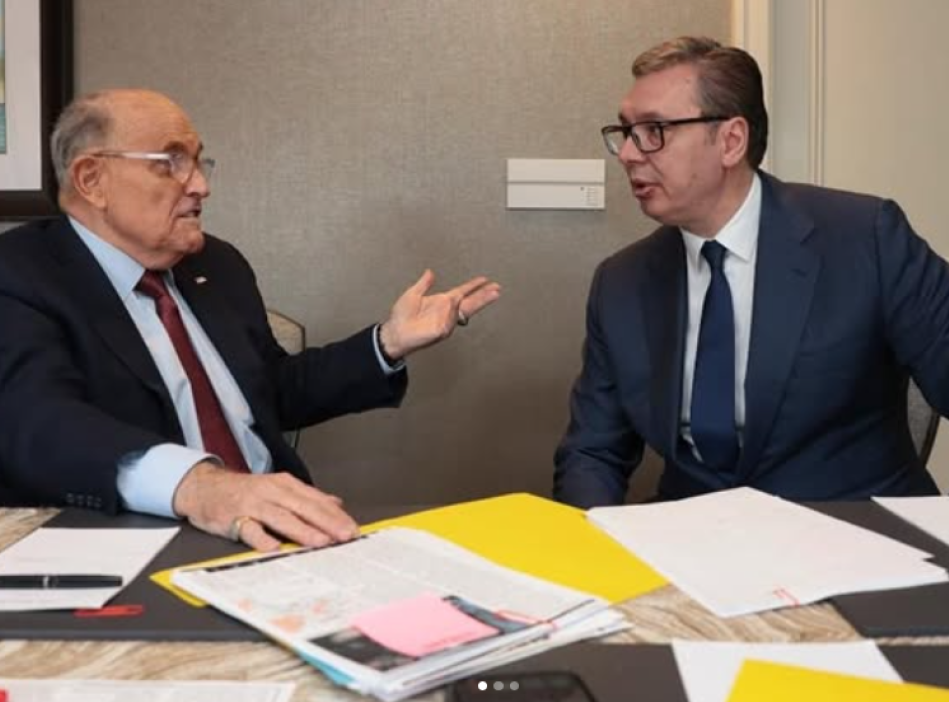 Vučić: Odličan razgovor sa Đulijanijem o bližim odnosima Srbije i SAD