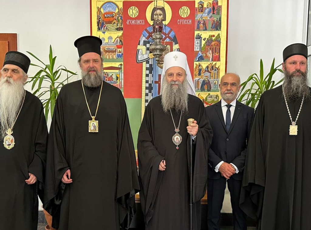 Patrijarh Porfirije se susreo sa mitropolitom solunskim Filotejem