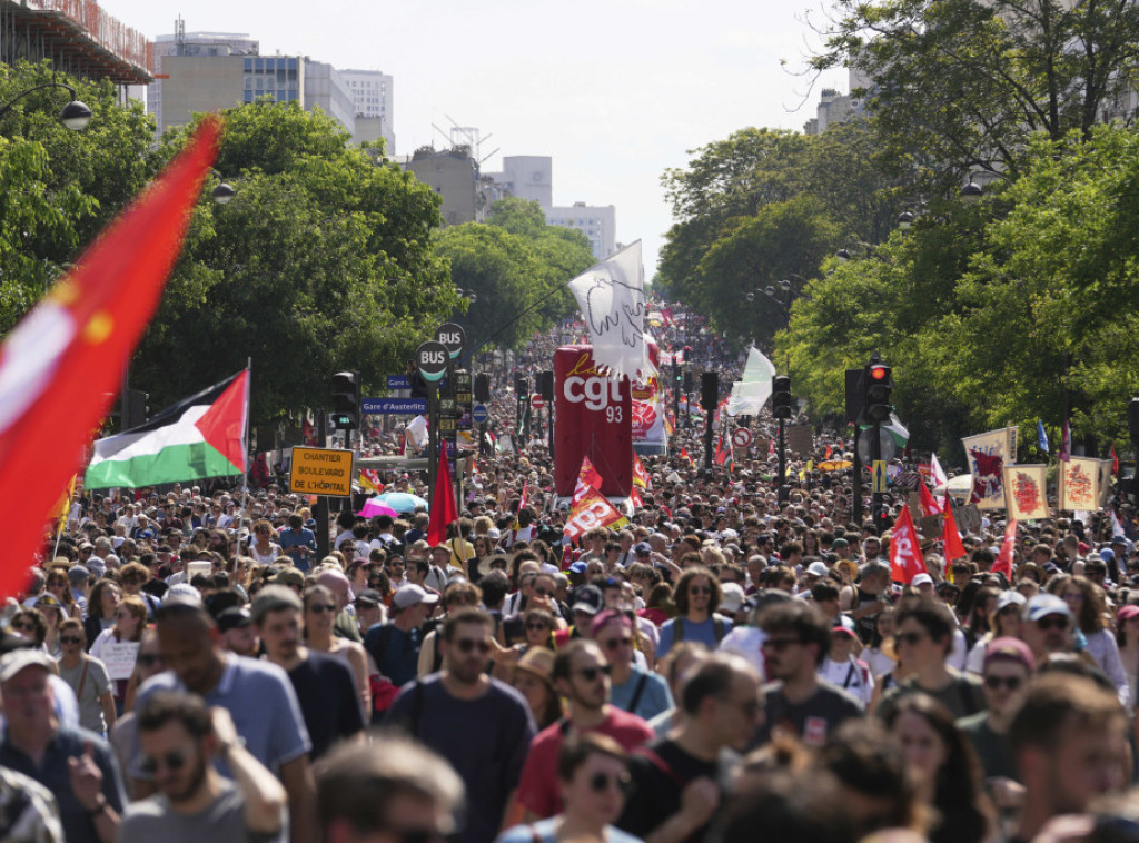 Širom Francuske skupovi povodom 1. maja, zabeleženi incidenti u više gradova