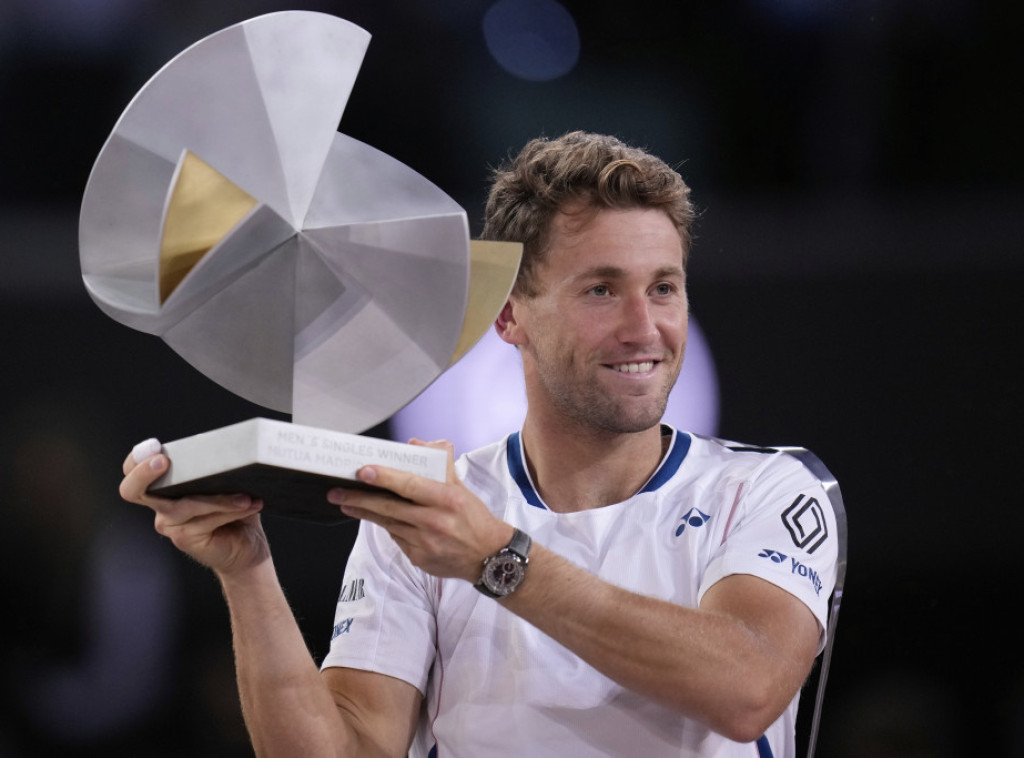 Norveški teniser Kasper Rud "skinuo prokletstvo" i osvojio titulu u Madridu