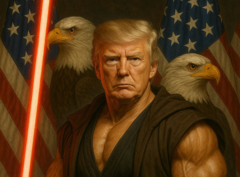 Bela kuća čestitala Dan "Ratova zvezda"  uz fotografiju Trampa u kostimu džedaja