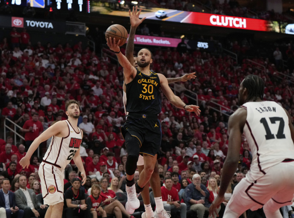 Košarkaši Golden Stejta pobedili Hjuston i plasirali se u polufinale plej-ofa Zapadne konferencije NBA lige