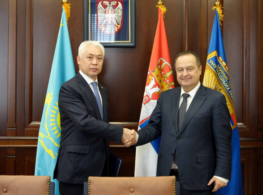 Dacic receives Kazakh ambassador