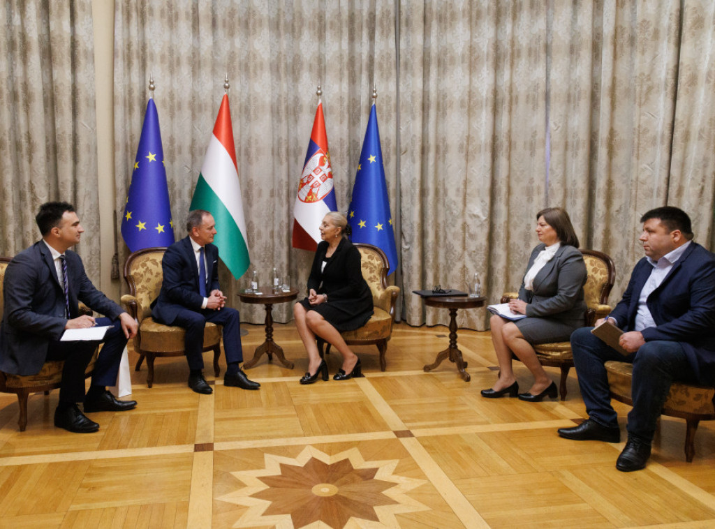 Aleksandra Sofronijević sa Jozefom Mađarom: Mađarska se pokazala kao iskren prijatelj Srbiji