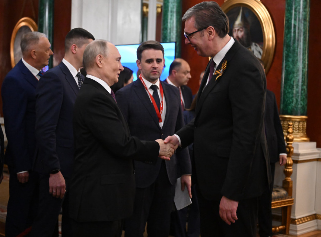 Putin na kraju zvanične večere u Kremlju lično ispratio visoke goste