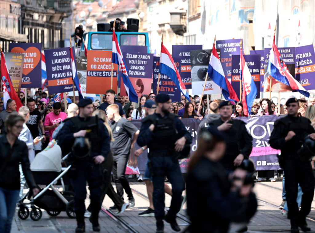 U Zagrebu i drugim hrvatskim gradovima danas manifestacija "Hod za život"