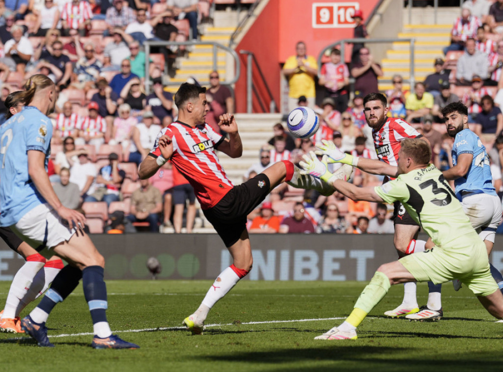 Fudbaleri Mančester Sitija odigrali 0:0 protiv novog drugoligaša Sautemptona