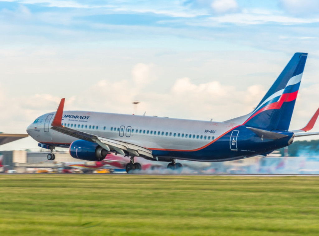 Ruski Aeroflot prevezao u aprilu 4,4 miliona putnika ili za 6,7 odsto više nego 2024. godine