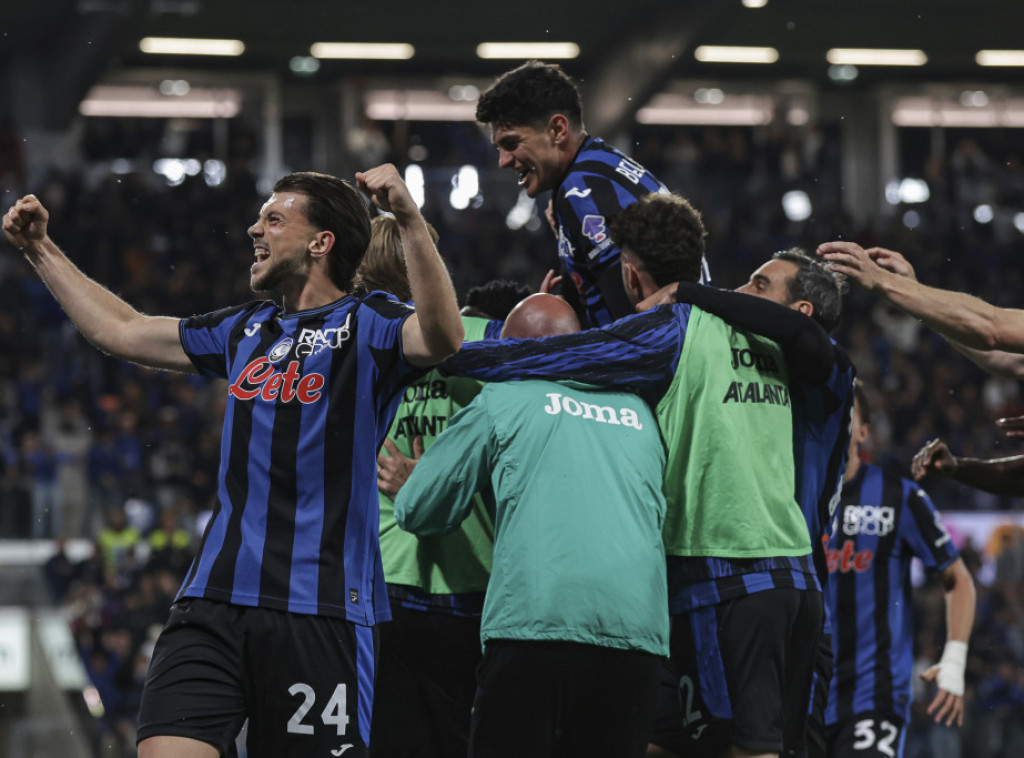 Fudbaleri Atalante pobedili Romu i obezbedili plasman u Ligu šampiona