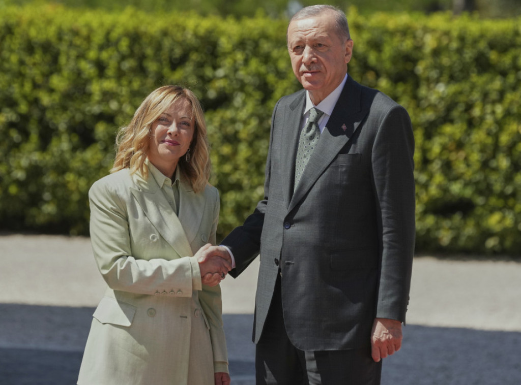 Meloni i Erdogan razgovarali o predstojećim rusko-ukrajinskim pregovorima u Istanbulu