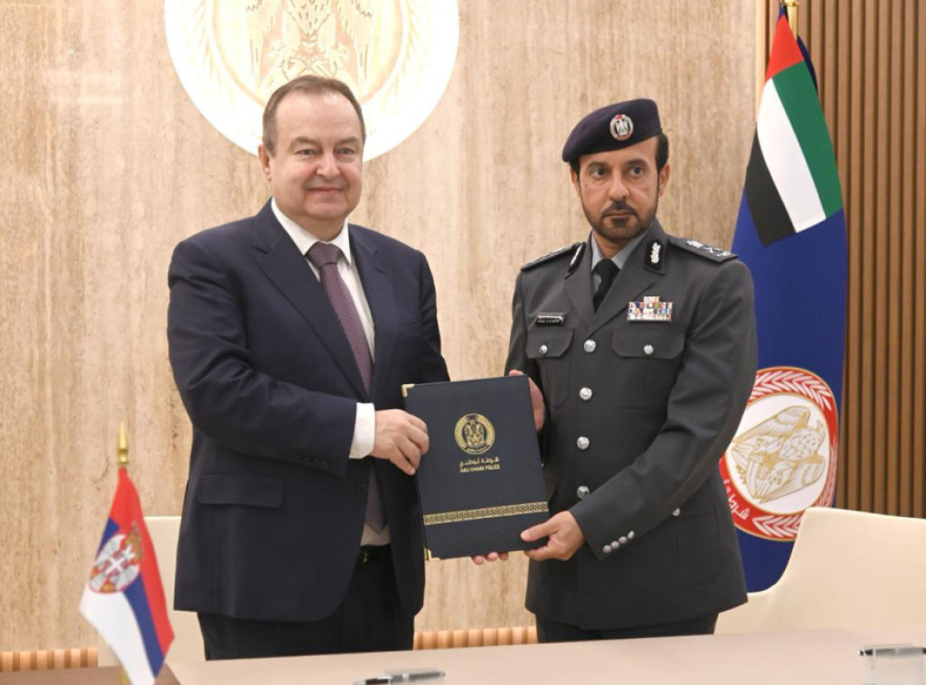 Dačić u Abu Dabiju potpisao Memorandum o saradnji u oblasti policijskih obuka