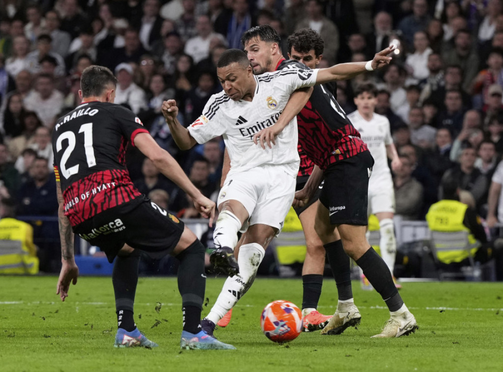 Fudbaleri Reala u 95. minutu pobedili Majorku i odložili šampionsko slavlje Barselone