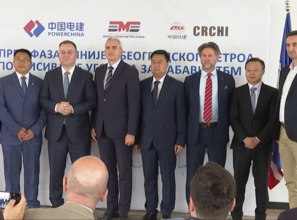 JKP "Beogradski metro i voz" potpisalo ugovor s kineskim firmama za dve mašine-krtice, stižu do juna 2026.