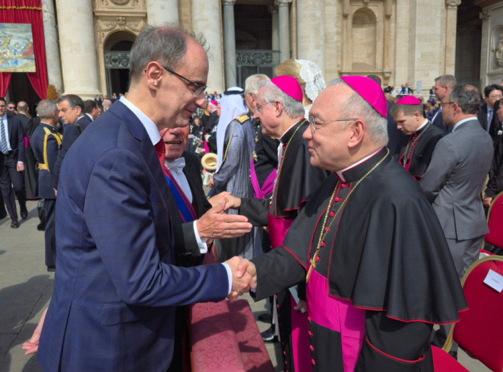 Predsednik vlade Macut na inauguraciji pape Lava XIV u Vatikanu