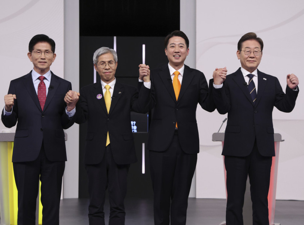 Ekonomija i AI teme prve TV debate kandidata na predsedničkim izborima u Južnoj Koreji