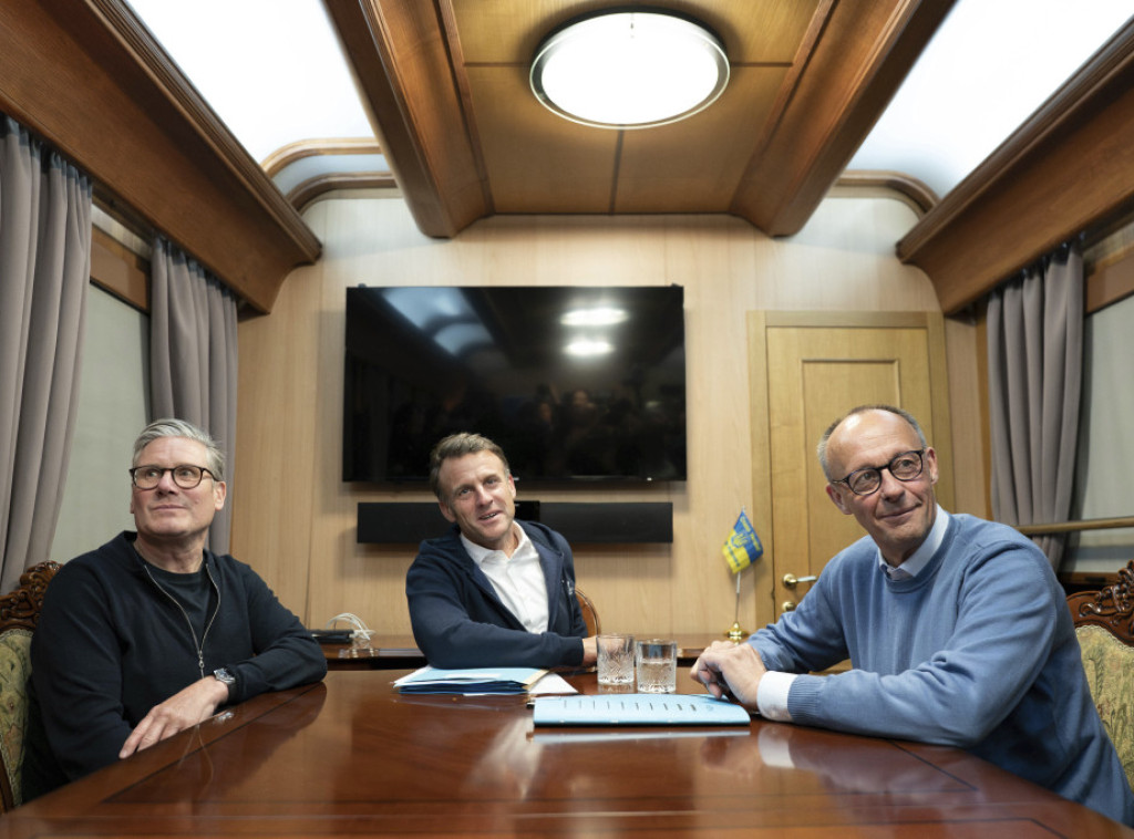 Makron, Merc i Starmer razgovarali s Tramom o napretku mirovnog plana za Ukrajinu