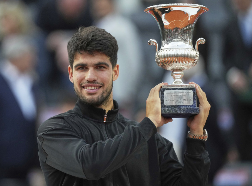 Alkaraz pobedio Sinera i osvojio titulu na Mastersu u Rimu