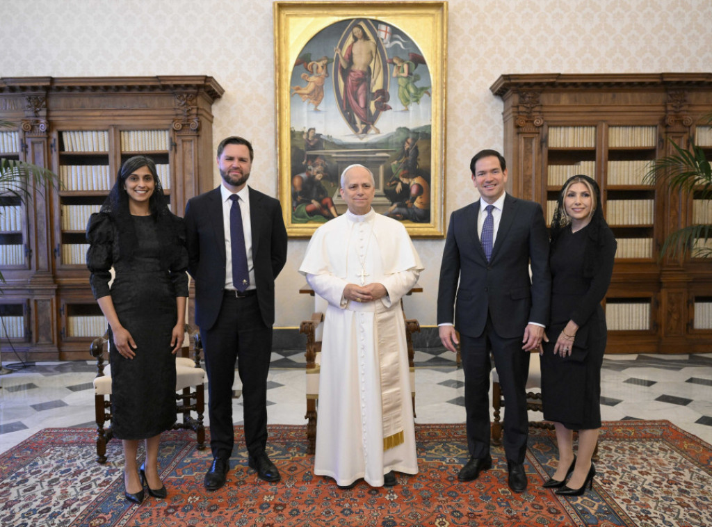 Džej Di Vens se sastao sa papom Lavom XIV u Vatikanu