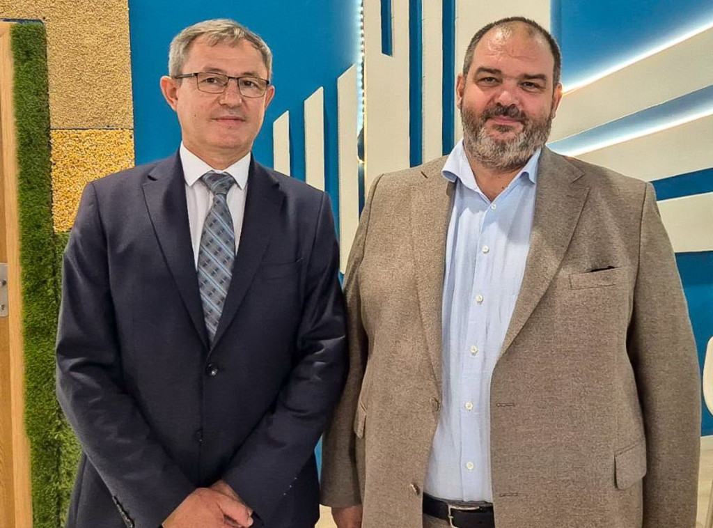 Ministar Glamočić sa Vladimirom Galićem na Sajmu poljoprivrede u Novom Sadu