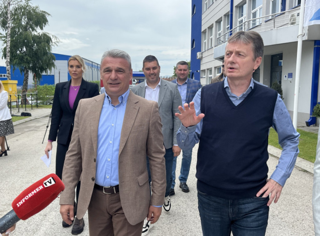 Ministar Glišić obišao radove na izgradnji novog objekta Naučno-tehnološkog parka u Čačku