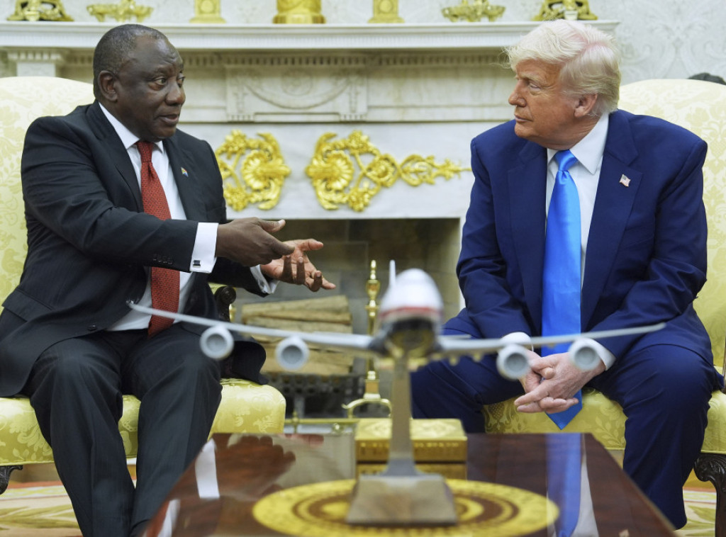Ramafosa sa Trampom: Investicije SAD bi poboljšale bezbednosnu situaciju u Južnoj Africi