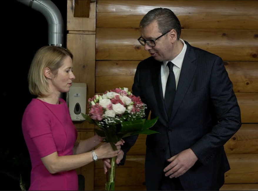 Vučić dočekao Kaju Kalas u vili "Mir"