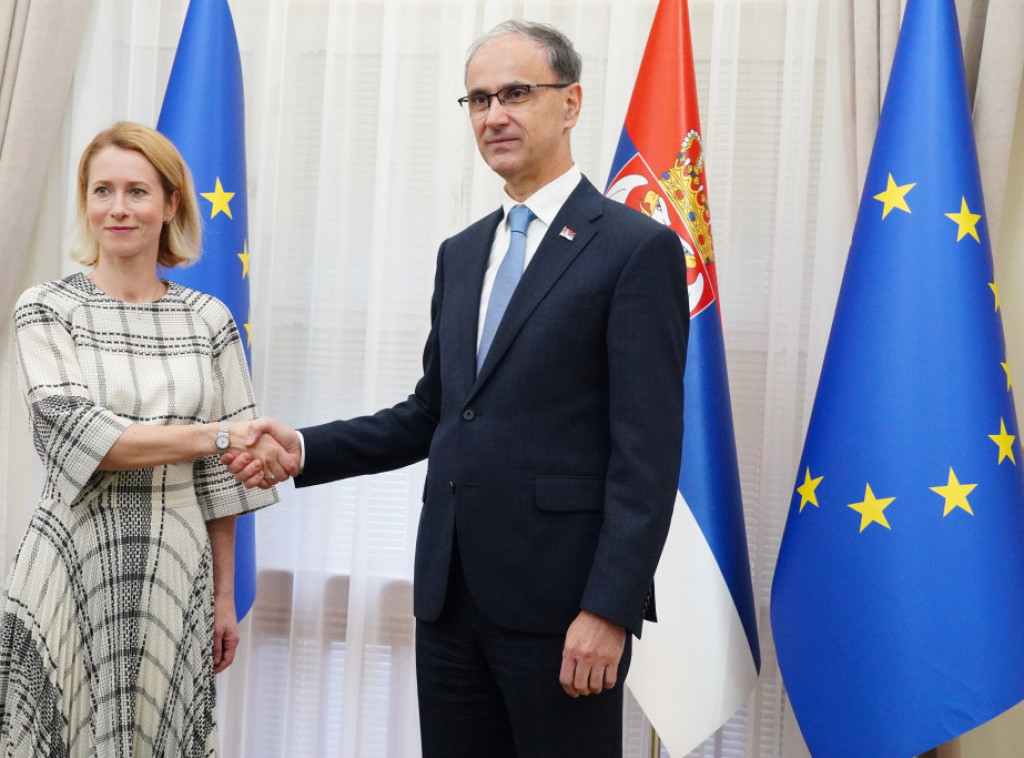 Macut, Kallas discuss Serbia's EU integration, Belgrade-Pristina dialogue