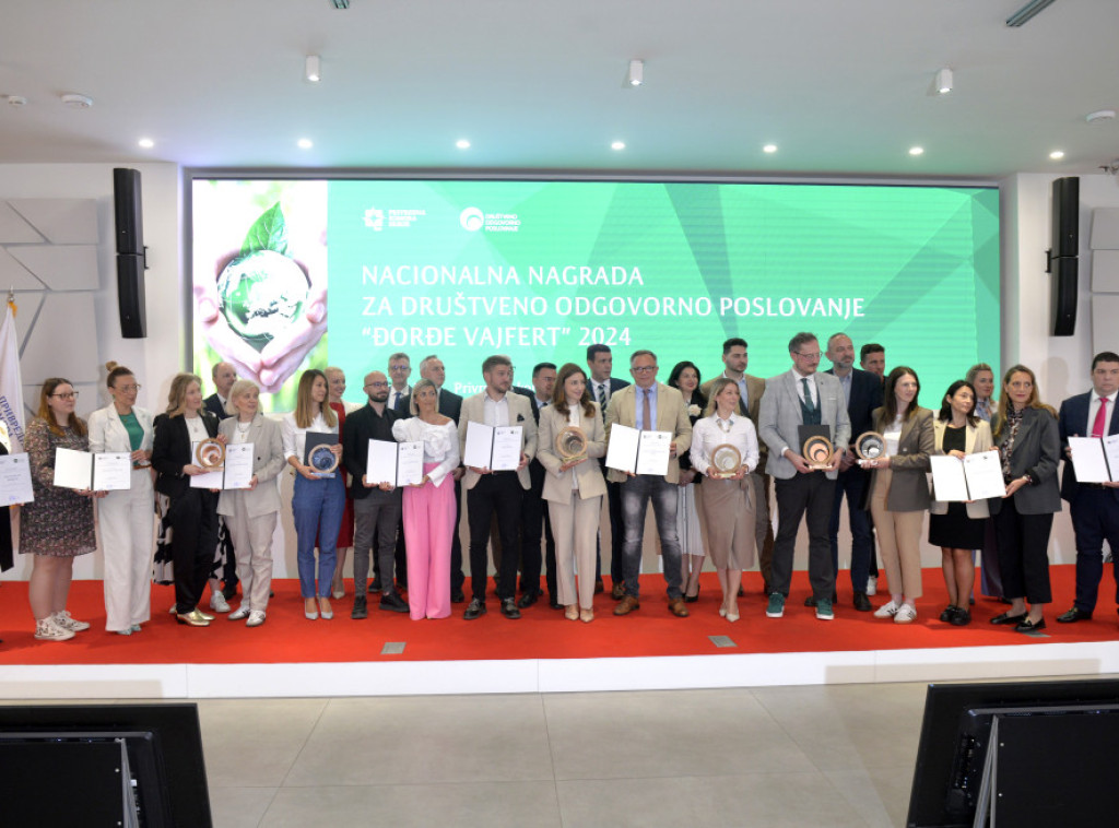 U PKS dodeljene Nacionalne nagrade "Đorđe Vajfert" za društveno-odgovorno poslovanje