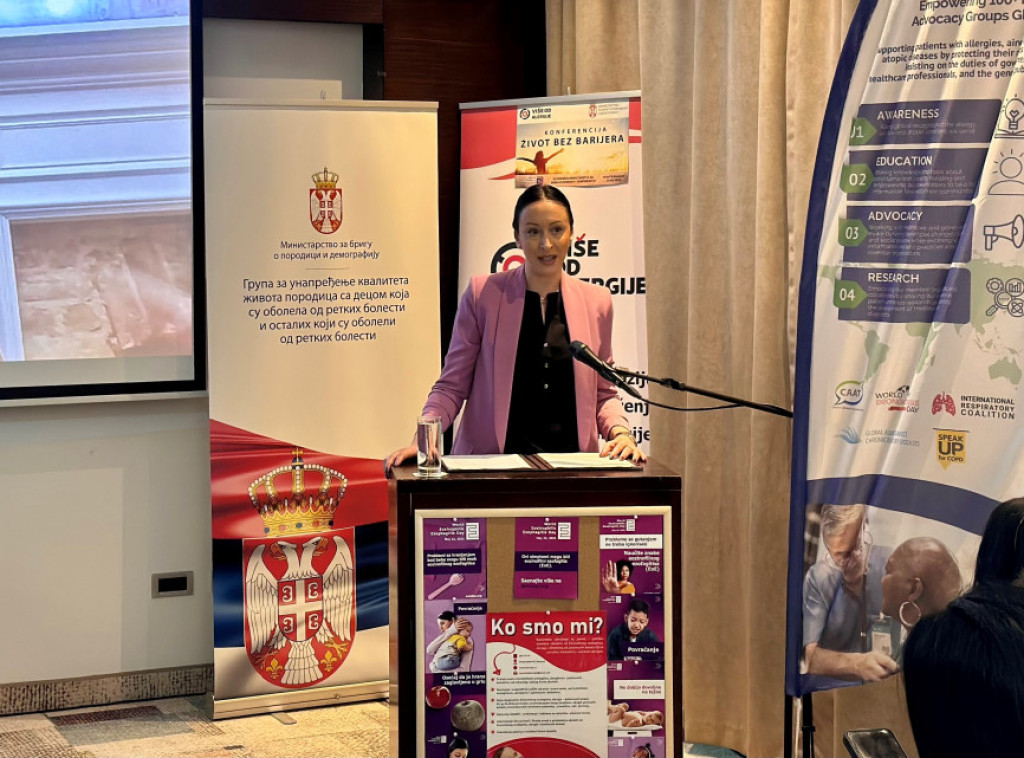 Žarić Kovačević: Za retke bolesti izdvojeno 10,2 milijarde dinara