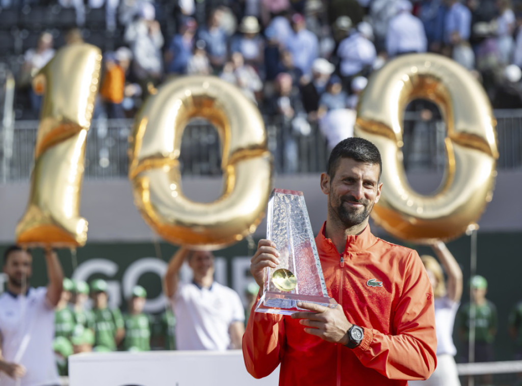 Novak Đoković u Ženevi osvojio jubilarnu 100. titulu u karijeri