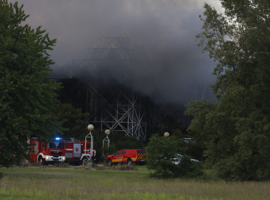 Požar u napuštenom objektu bolnice u Zagrebu