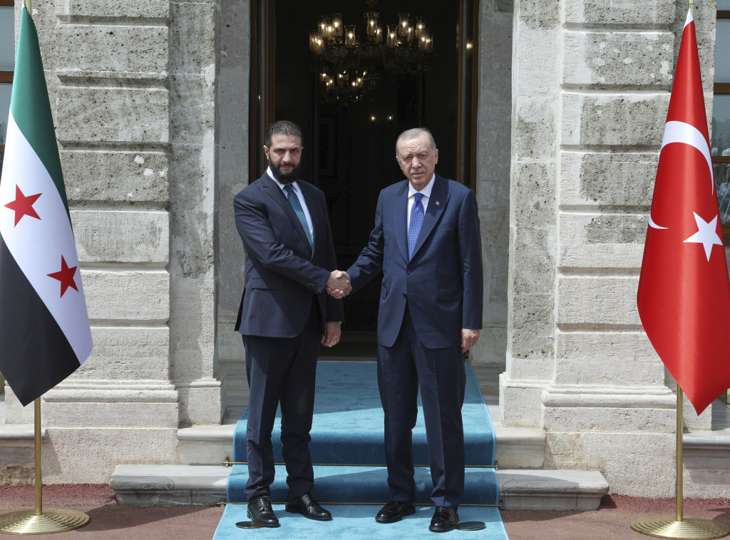 Erdogan preneo Al Šari da Turska pozdravlja ukidanje sankcija Siriji