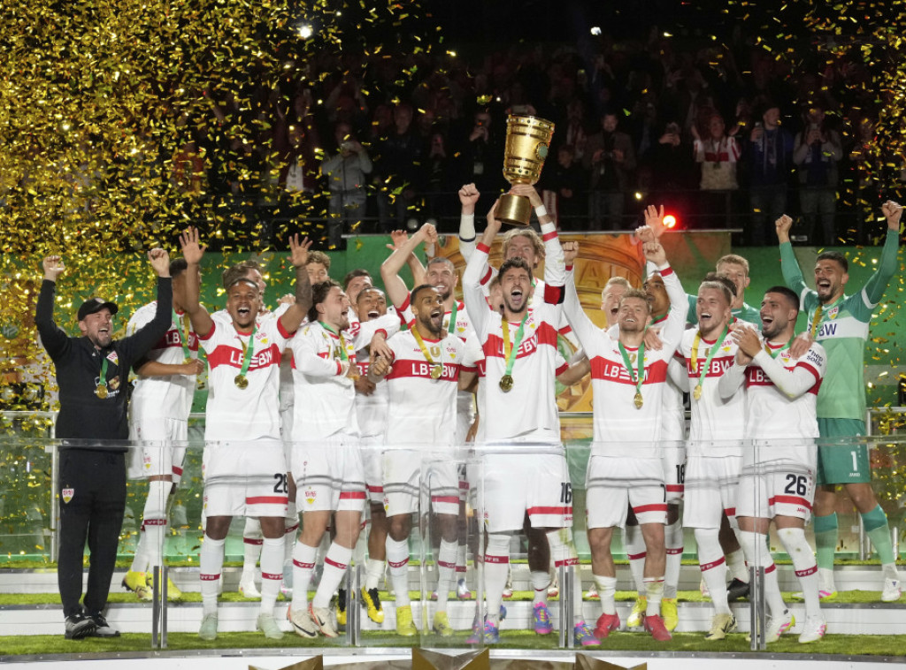 Fudbaleri Štutgarta četvrti put osvojili Kup Nemačke