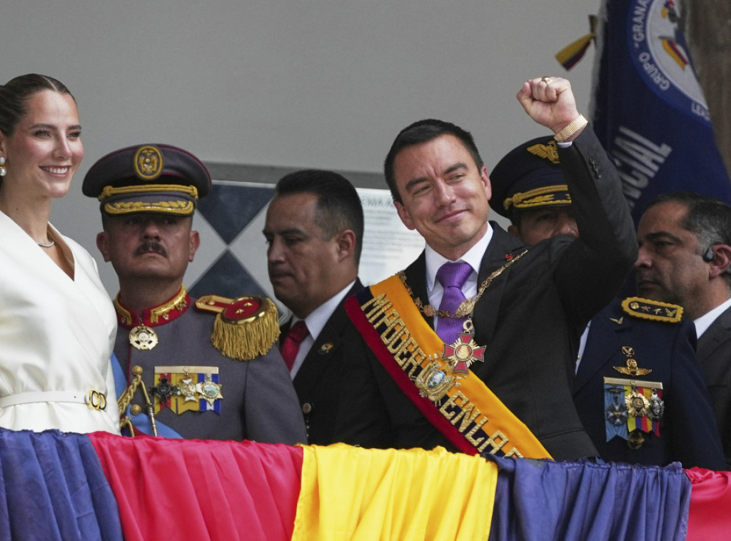 Ekvadorski predsednik Danijel Noboa položio zakletvu