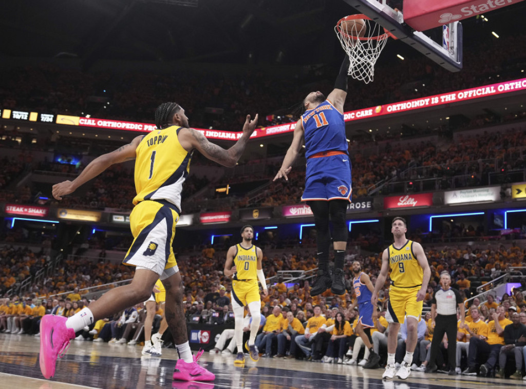 Košarkaši Njujorka nadoknadili "minus 20" i pobedom protiv Indijane smanjili na 2:1