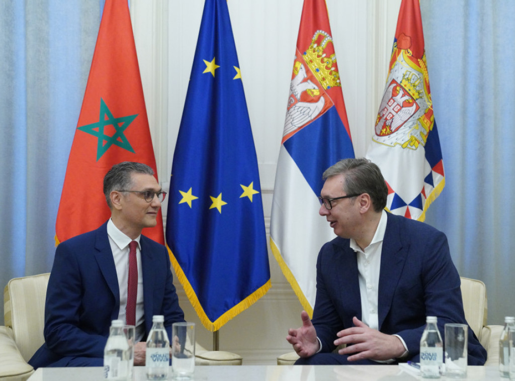 Vučić primio u oproštajnu posetu ambasadora Maroka